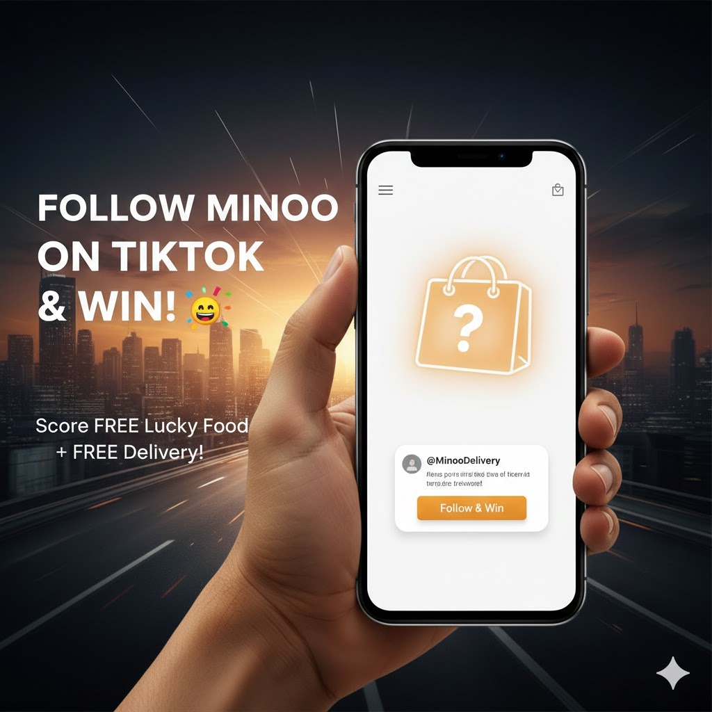 Follow Minoo on TikTok: Your Ticket to Free Food! 🍕✨